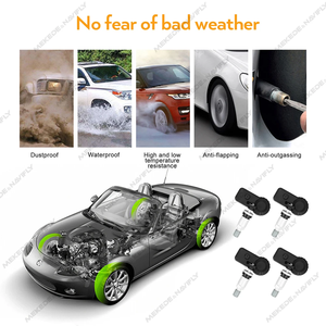 MEKEDE USB TPMS Car Tire Pressure Alarm Monitor <strong>System</strong> for Car Android Navigation Player with 4 <strong>Sensors</strong> 5V Wireless Transmission - Product Image 6