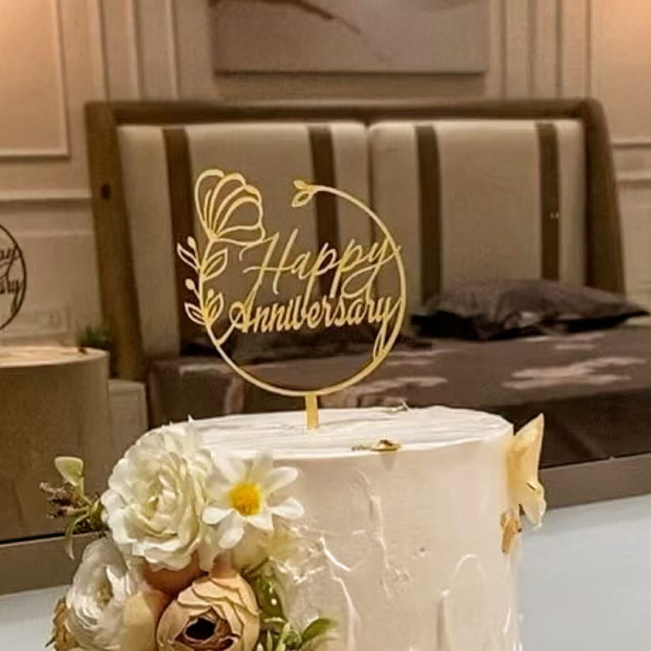 Or - Fleur+Anniversaire