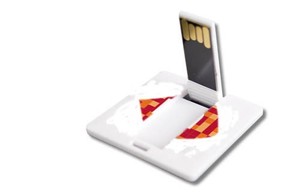 热卖大容量USB 2.0和3.0闪存驱动器定制徽标Pendrive 4GB至64GB受欢迎的信用卡持卡人，具有受欢迎的设计库存 - Product Image 2