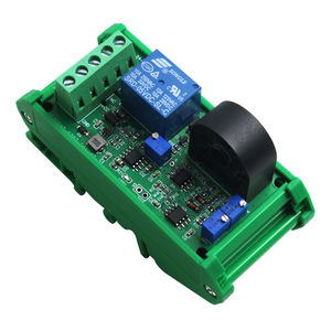 Sensore di corrente AC 5A 10A 20A 50A uscita di commutazione lineare trasduttore di sovracorrente 5A con trasformatore di corrente relè - Product Image 1