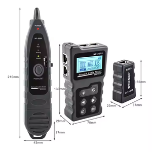 NF-8209 Multi-Functional Power Over Ethernet <strong>Network</strong> Wiremap Tester LCD Backlight Cable Continuity Digital signal <strong>Network</strong> Tester - Product Image 4