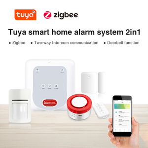 Tuya Zigbee Alarm Smart Home Alarm <strong>System</strong> With TuyaSmart/SmartLife App With Door Window Sensors and PIR Motion Sensor - Product Image 6