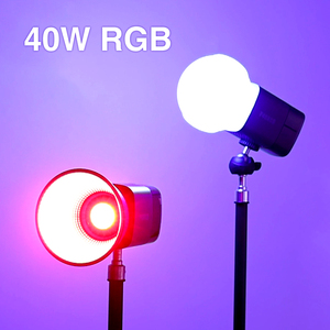LUXCEO P40RGB Handheld LED Photography <strong>Light</strong> COB <strong>High</strong> CRI Rechargeable RGB Adjustable for Live Stream &amp; Video Shooting - Product Image 6