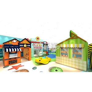Moetry My Town สวนสนุกแกล้งเล่นศูนย์สนามเด็กเล่นในร่มสนามเด็กเล่นบทบาทเด็กเล่นบ้าน - Product Image 1