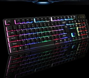 Teclado mecánico para juegos con cable USB, 104 teclas, retroiluminación LED de 3 colores para ordenador y PC - Product Image 6