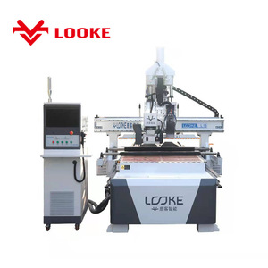Máquina de corte CNC para tallado y carpintería, herramienta lineal cambiador de revistas, 12 herramientas, eje de 9kw, enrutador de madera, 2030, 2040, ATC - Product Image 4