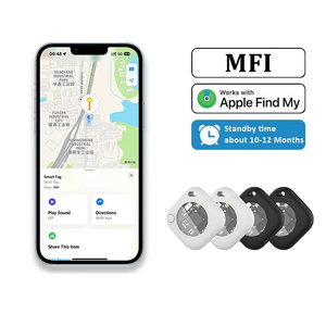 2025批发IOS FindMy迷你全球定位系统跟踪器蓝牙应用基于智能定位器设备免费跟踪软件无月费 - Product Image 1