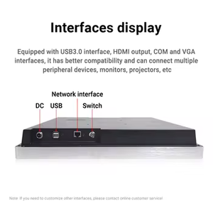 15.6 Inch Touch Screen Monitors Win10 Industrial Panel PC Code Scanner Industrial Self Service Face Recognition All <strong>in</strong> One Pc - Product Image 3