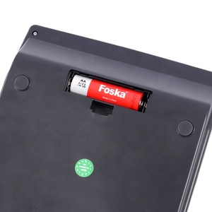 Foska Big ABS bottone in plastica e 12 cifre schermo LCD Business Office School calcolatrice per ufficio calcolatrice con doppio potere