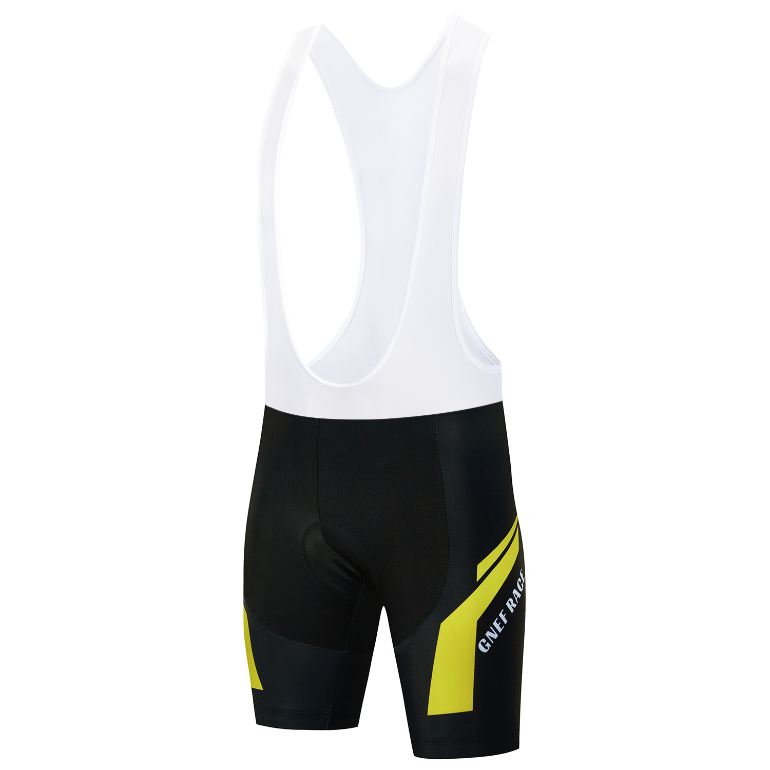 Pantalones cortos con tirantes blancos
