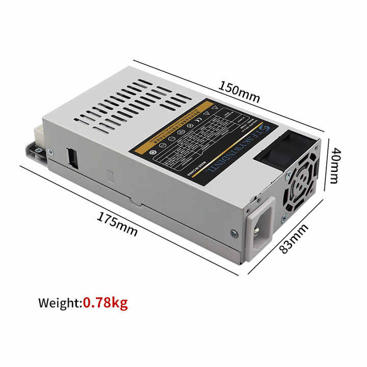 1u Flex Voeding 350W 400W 450W 500W 600W Voor Htpc/1u Rack Case Kleine Computer Mini Pc Voeding