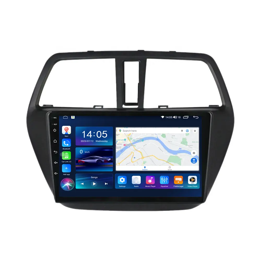 วิทยุติดรถยนต์2DIN 11 8 + 128G สำหรับ Suzuki Jimny 2007-2012วิดีโอรถยนต์ SWC DSP Rds QLED หน้าจอ Android มัลติมีเดียรถยนต์