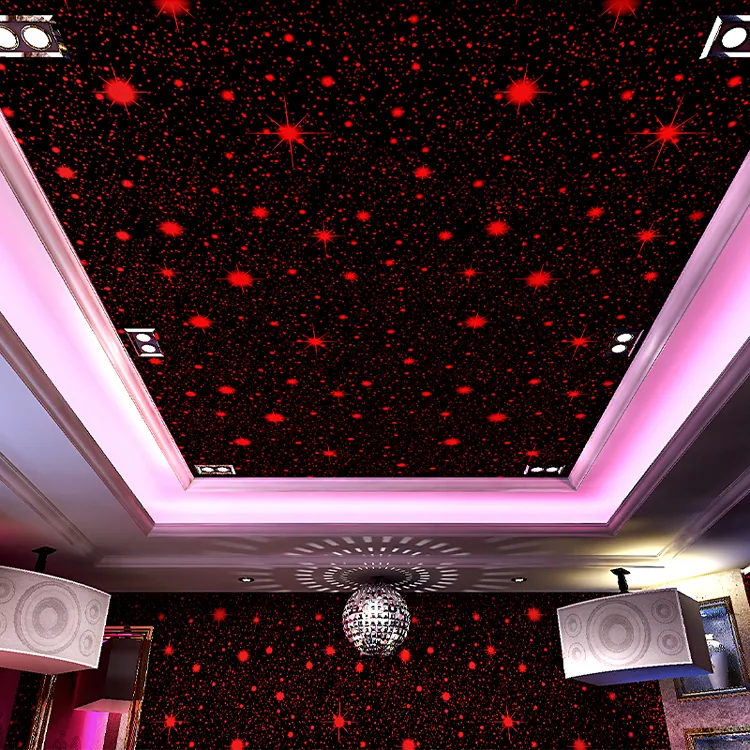 2021 guangzhou Dance hall and Bar nightclub wall ceiling decoration shinning 3D wallpaper