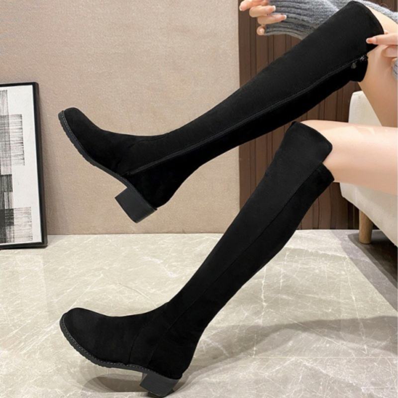 Black leather 4.5cm zipper