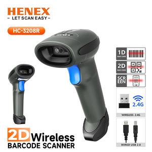 Henex High-Speed 2.4G Wireless for <strong>Bluetooth</strong> 2D Barcode <strong>Scanner</strong> LED Light Manual Reader for IOS <strong>Android</strong> Blue-QR <strong>Bar</strong> <strong>Code</strong> <strong>Scanner</strong> - Product Image 6