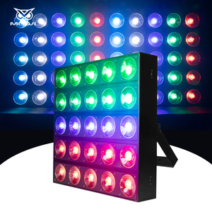 ステージバーパーティーナイトクラブディスコ用25x 10W RGB 5X5DMX背景LEDマトリックスライト - Product Image 1