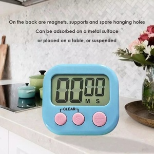 Mini Display digitale LCD Timer da cucina, Sleep cronometro Timer con supporto, quadrato cucina conto alla rovescia orologio magnete - Product Image 4