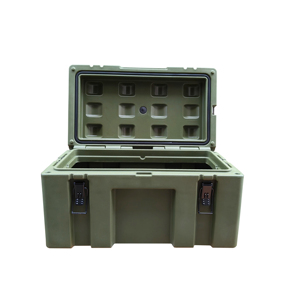 热卖定制多种颜色的硬工具盒带手柄和轮子的工具盒 - Product Image 3
