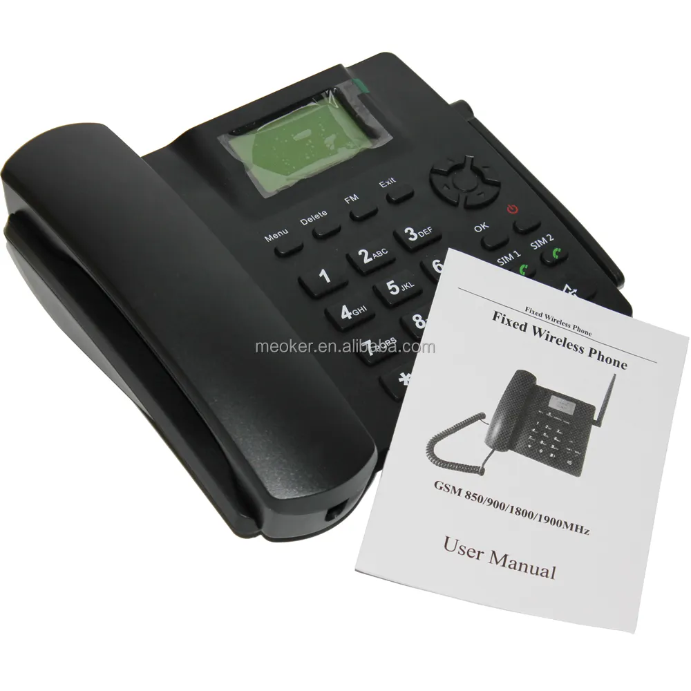 MEOKER ZT6000G Dual Sim Suporte Telefone Sem Fio de Longo Alcance GSM 850/900/1800/1900MHz
