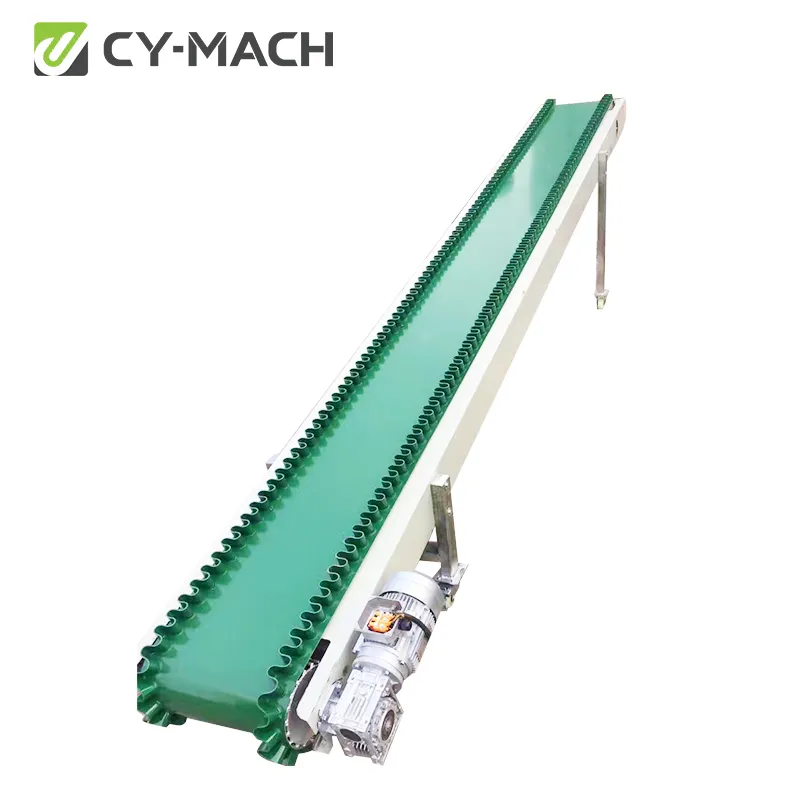 เครื่องจักรระบบสายพานลำเลียงยางแบบเอียงเคลื่อนย้ายได้ CY-MACH สำหรับโรงงานคอนกรีตเศษดินซีเมนต์