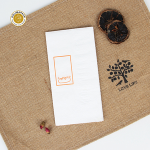 OOLIMA PACK Customized Logo Printed Dinner Paper <strong>Napkin</strong> Tissue <strong>1</strong>/<strong>8</strong> <strong>Napkin</strong> Folding - Product Image 3