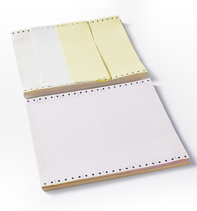 Papel continuo de computadora de calidad 240x280mm Papel de copia sin carbón de forma continua - Product Image 1