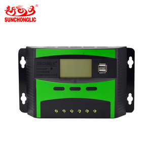 Controller solare Sunchonglic 30amp controller per caricabatterie solare PWM manuale 12V 24V 30A - Product Image 1