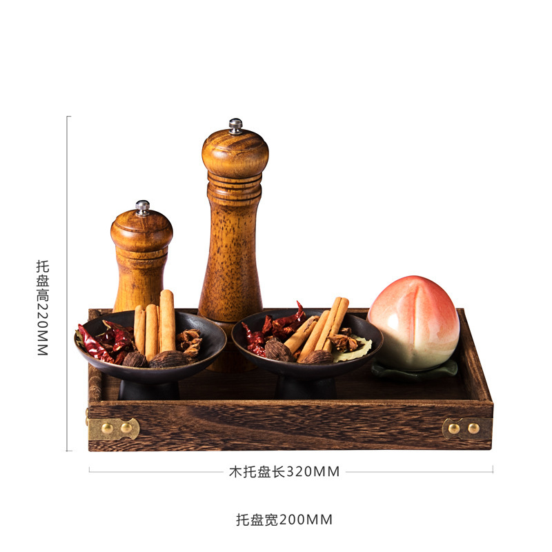 Square tray set