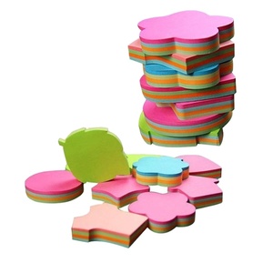 蝴蝶白纸原装彩纸定制形状记事本带封面便签 - Product Image 1