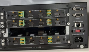 Placas de salida de entrada y vídeo sin costuras, soporte para procesador de vídeo CVBS YPbPr, placas VGA sin costuras para conmutador matricial, de 2000 y de 2000, para S-Video