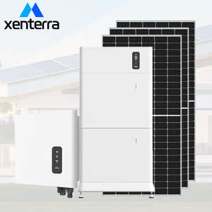 5kw en la red Batería de almacenamiento de energía para el hogar Respaldo 10 kw Sistema de energía solar híbrido con batería de litio en la red