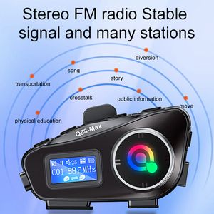 Most Popular ABS Full Face Helmet Para Moto Half Helmet <strong>Intercom</strong> <strong>System</strong> Headphone Motorcycle Helmet Bluetooth <strong>Intercom</strong> <strong>Headset</strong> - Product Image 5
