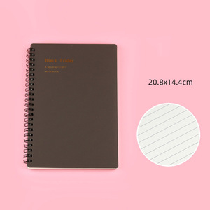 Cuaderno de bobina A5, Color Morandi, Retro, sencillo, para estudiantes, pequeño cuaderno Horizontal, cuaderno de página interior con rejilla - Product Image 5
