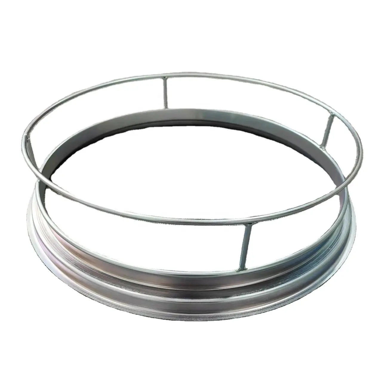 Individuelle CNC Blechfertigung industrieller Metallspinnbereich Kreisförmiger Rahmen Bauteil Spinnteile