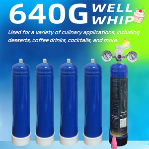 Bán buôn tùy chỉnh furicane món tráng miệng công cụ nhanh chóng Whipped Kem sạc gas 615g-640g 666g xi lanh - Product Image 5