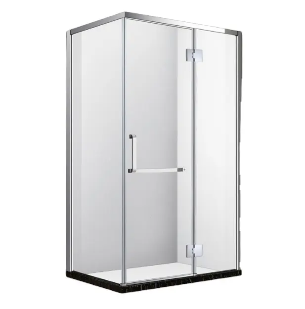 Unique Custom Design Life time warranty on all hardware bathroom Fully Frameless Glass Design pulleys sliding shower doors