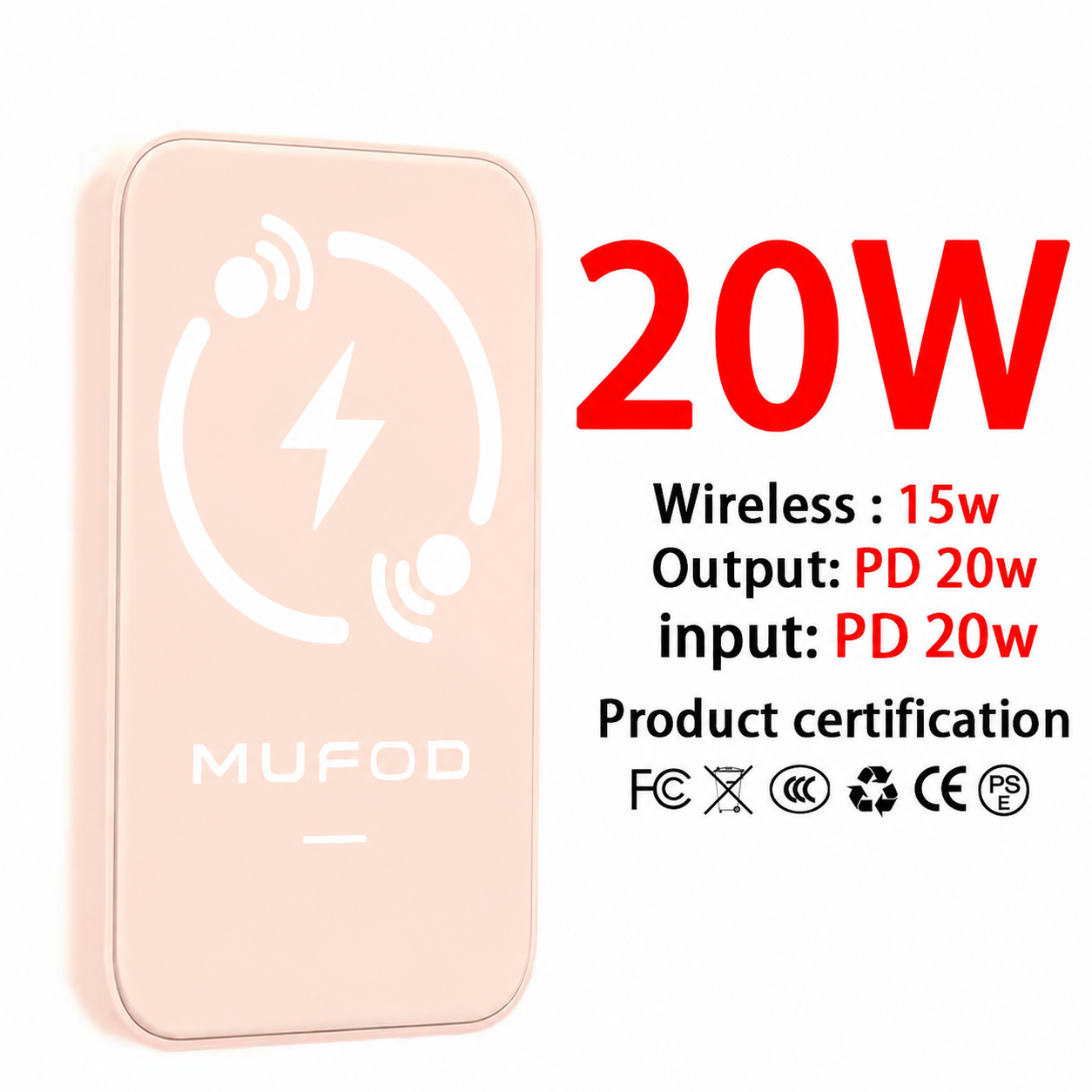 20W-Pink