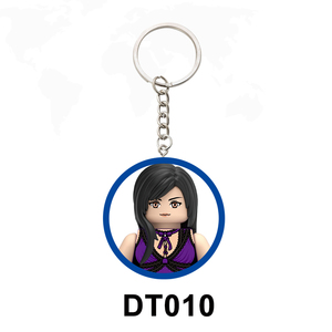 DT8903 anahtarlık oyunu Final Zack fuarı Tifa Lockhart fantezi bulut Strife Sephiroth Mini yapı taşı şekil anahtarlık oyuncak - Product Image 6