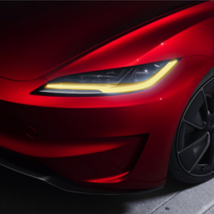新しいデザインイエローレッドブルーデイタイムランニングライトLEDボードテスラモデル3雰囲気ライトストリップ20232024用アンビエントライト - Product Image 4