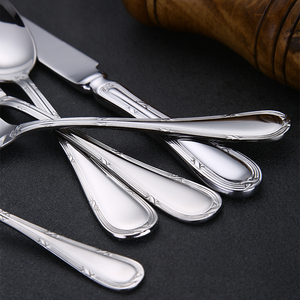 银器餐具不锈钢豪华厨房定制婚礼餐具套装 - Product Image 4