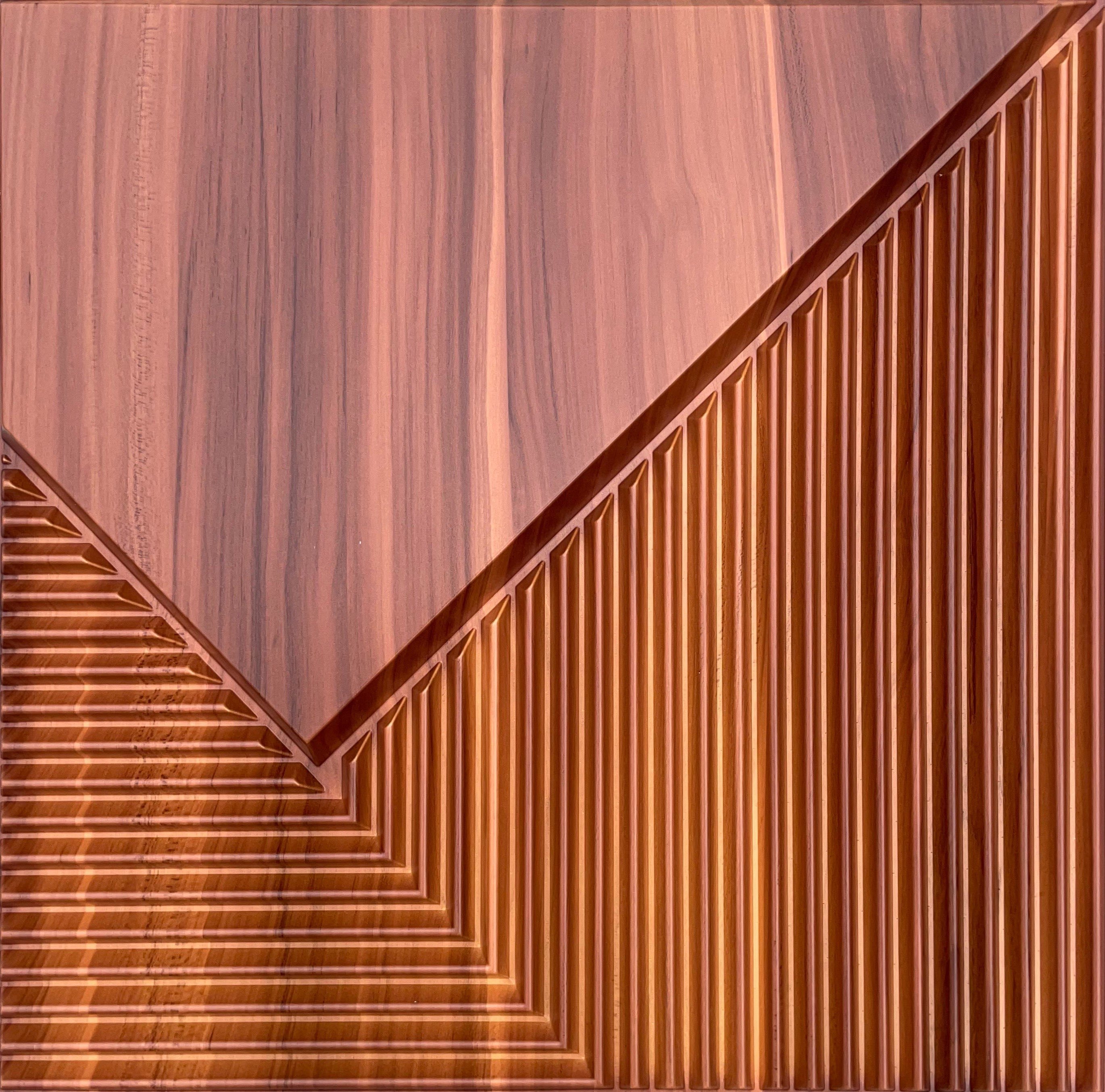 19,69*19,69 pollici - legno scuro