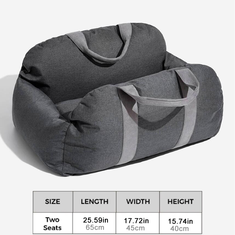 Two seats Carbon grey