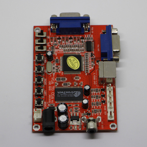 Sıcak satış yüksek çözünürlüklü kırmızı VGA CGA CVBS Arcade oyun Video dönüştürücü kurulu CRT LCD PDP monitöre - Product Image 4