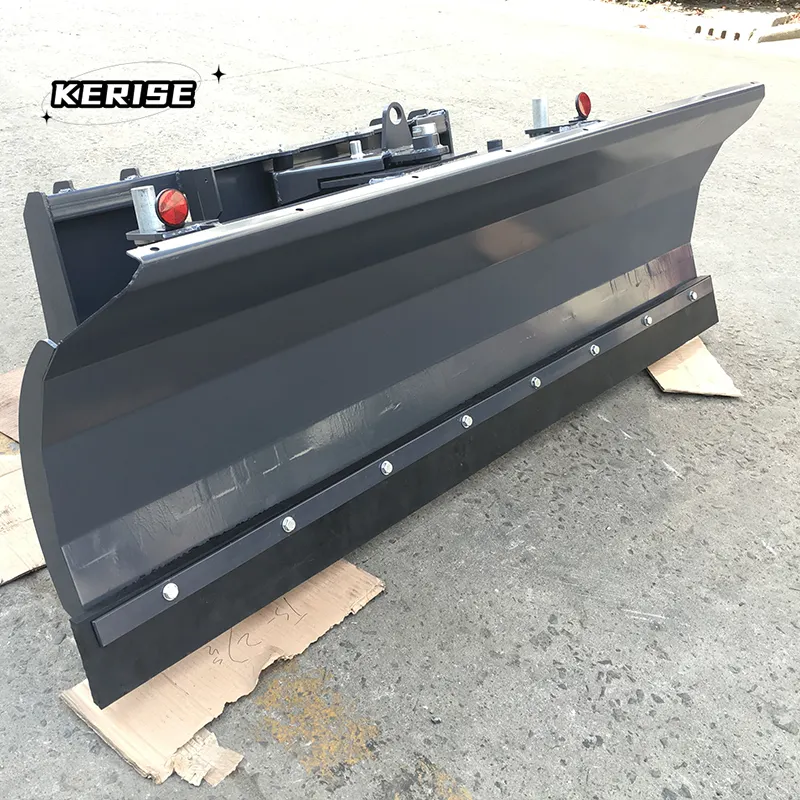 Skid Steer bulldozer seau multi-usages 84 "lame de bulldozer de chasse-neige pour fixation de direction de dérapage