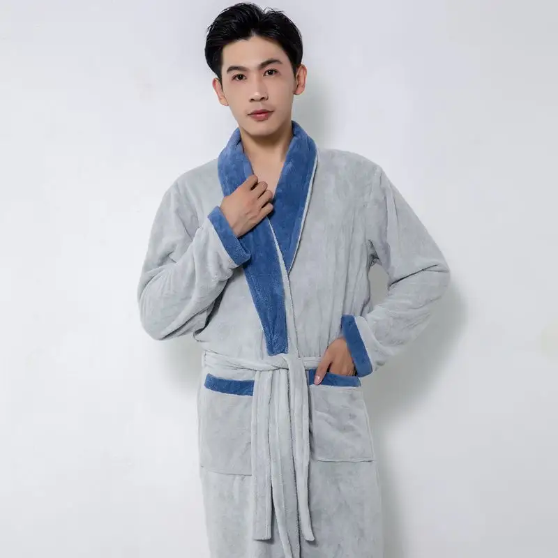 Fournisseur chinois logo personnalisé brodé léger blanc microfibre de luxe unisexe peignoir Couple tissu éponge pyjamas pour femmes