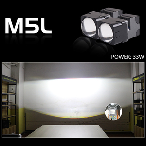 Sanvi1.5インチブライトM5M5H M5HM5L車の照明システム6000Kおよび4300K車のLEDプロジェクターレンズヘッドライトモジュール - Product Image 5
