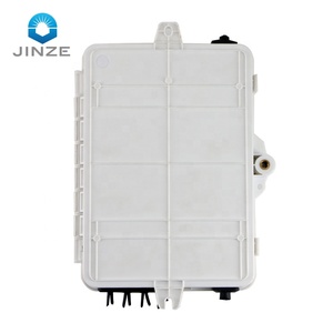 JINZE 4 porte ftth box 8 core scatola di distribuzione ottica a parete scatola di terminazione