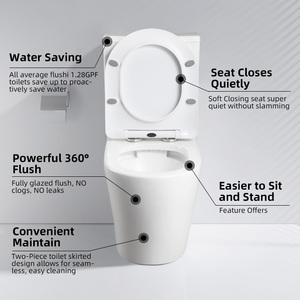 Kidoir WaterMark Toilettesオーストラリア衛生陶器Wcウォータークローゼット浴室ウォッシュダウンセラミックリムレスツーピーストイレ
