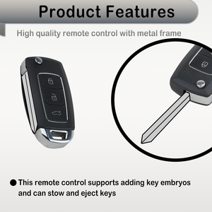 Qualità superiore 315Mhz codice apprendimento ABS materiale universale Wireless RF telecomando tasti DC 6V porta Garage telecomando - Product Image 2