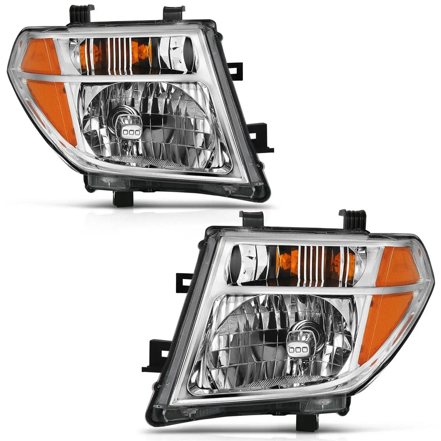 GELING phare en cristal ambre halogène pour nissan navara np300 Pathfinder 2005-2007 D40 frontier 2008